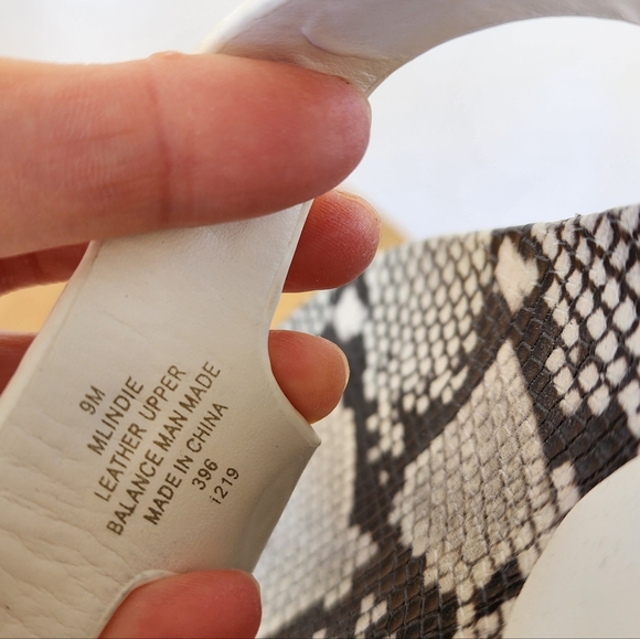 Marc Fisher Snakeskin Studded Sandals - Picture 11 of 11